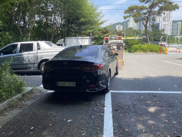 경찰은 무면허 상태에서 음주운전을 한 30대 남성의 차량을 압수했다. 기장경찰서 제공