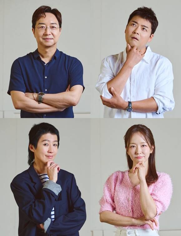 정규 편성으로 돌아오는 MBC 예능프로그램 '이유 있는 건축-공간 여행자'에 건축가 유현준, 방송인 전현무 박선영 홍진경(왼쪽부터 시계방향)이 출연한다. /MBC