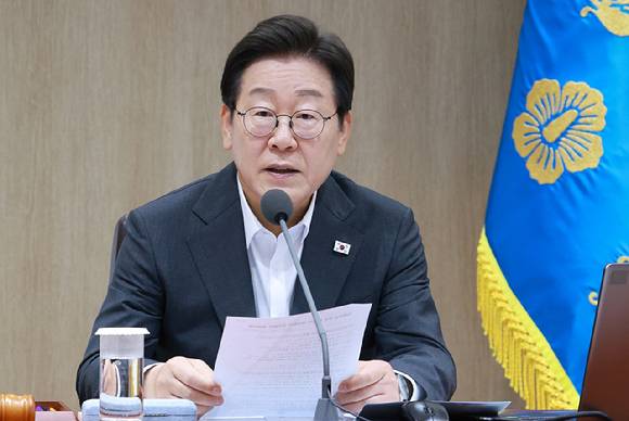 이재명 대통령이 8일 서울 용산 대통령실 청사에서 열린 국무회의에서 발언하고 있다. 2025.7.8 [사진=연합뉴스]