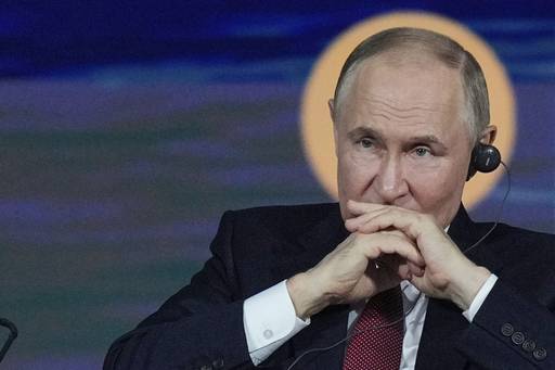 블라디미르 푸틴 러시아 대통령. AP뉴시스