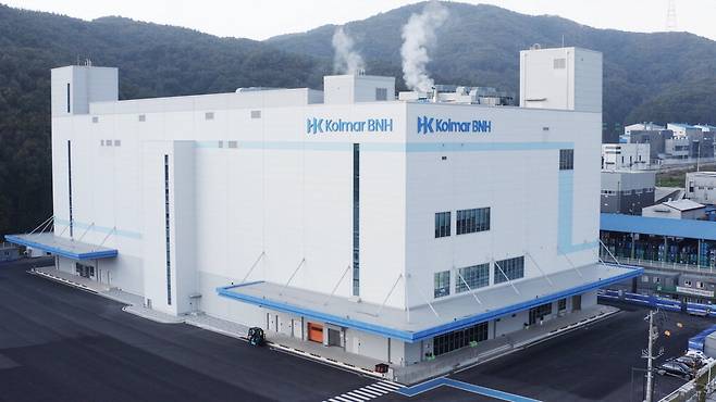 콜마비앤에이치 세종3공장 전경.