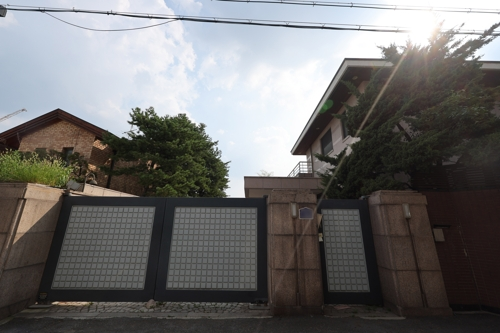 이재용 삼성전자 회장을 포함한 삼성가에서 소유하고 있던 이태원동 단독 주택. [사진 출처 = 연합뉴스]