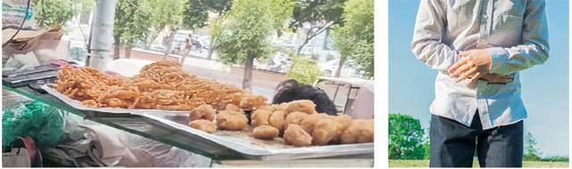 여행지에서 만나는 음식(왼쪽 사진)은 그 나라 문화가 있어서 가능한 대로 먹고 싶지만, 식중독을 겪고 나면 낯선 음식 앞에서 조심스러운 마음이 된다. 무함마드 따즈 촬영·게티이미지