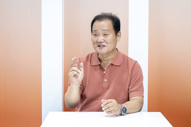 박수형 ㈜씨.엔.디 대표가 7일 서울 강남구 코엑스에서 헤럴드경제와 인터뷰하고 있다. [알리바바닷컴 제공]