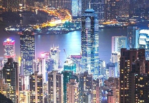 홍콩의 야경. 홍콩관광청 인스타그램