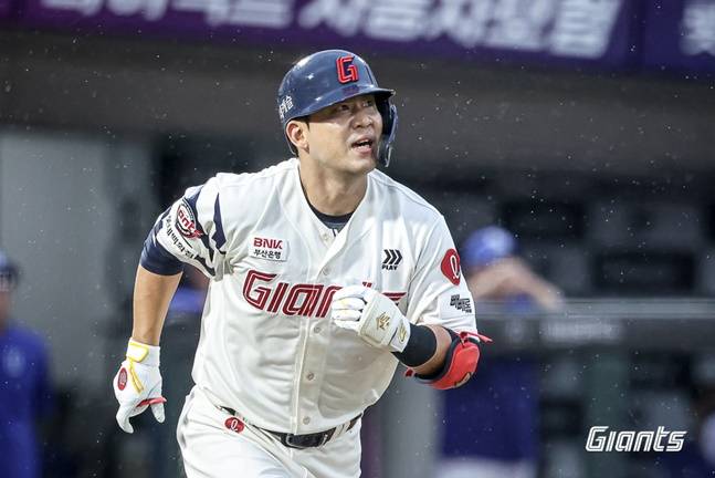롯데 김민성. /사진=롯데 자이언츠 제공