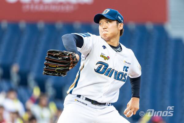 NC 다이노스 구창모가 공을 던지고 있다. /NC 다이노스