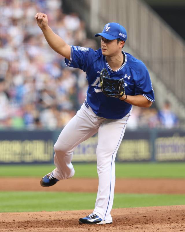 삼성 라이온즈의 최원태. 삼성 제공