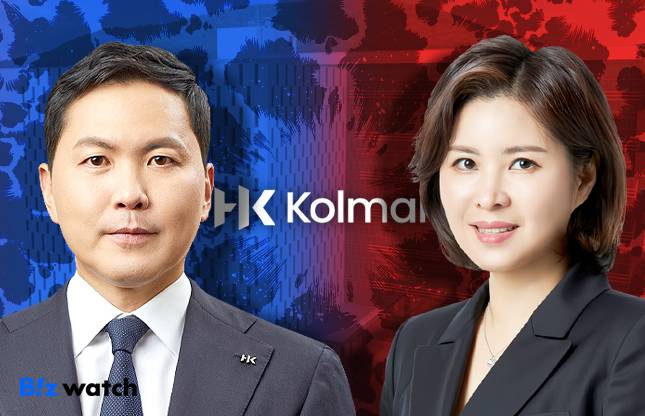 윤상현 콜마홀딩스 부회장(왼쪽)과 윤여원 콜마비앤에이치 대표(오른쪽)./그래픽=비즈워치
