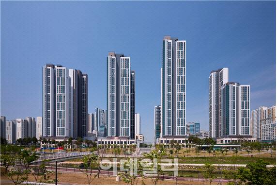 고덕 유보라 더 크레스트 단지 전경(사진=반도건설)