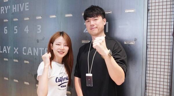 - NHN게임미디어커뮤니케이션 팀 소속 조주희 전임, 김동천 선임