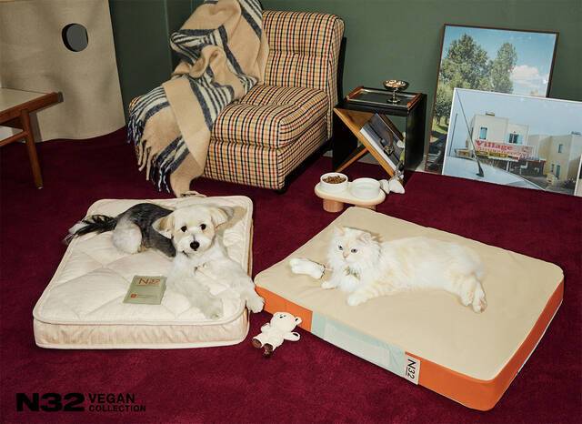 여행업계 '펫캉스' 수요가 늘어나면서 반려동물 전용 침대 시몬스 'N32 쪼꼬미'가 특급호텔을 중심으로 인지도를 키우고 있다. /시몬스