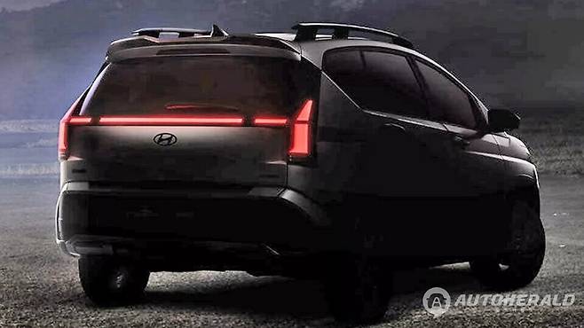 현대차 스타게이저 부분변경을 확대한 후면부(현대차)