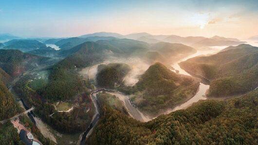 울산 울주 반구천 일대 전경.