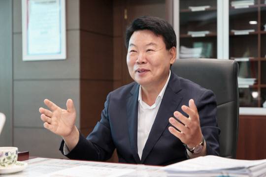 오성환 당진시장이 최근 대전일보와의 인터뷰에서 취임 3주년 주요 성과와 앞으로의 비전을 밝혔다. &nbsp;당진시 제공