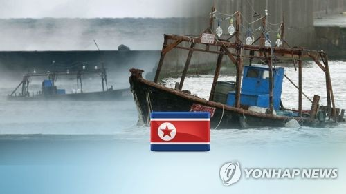 北 목선 표류 (CG) [연합뉴스TV 제공]