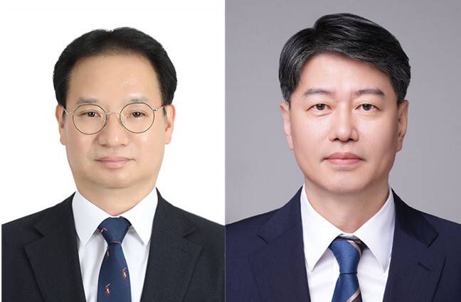 9일 임명된 김영수 국무조정실 1차장과 김용수 국무조정실 2차장. 대통령실 제공