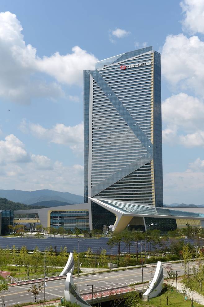 경상북도 김천에 있는 한국전력기술 본사 전경. 사진=한국전력기술 제공