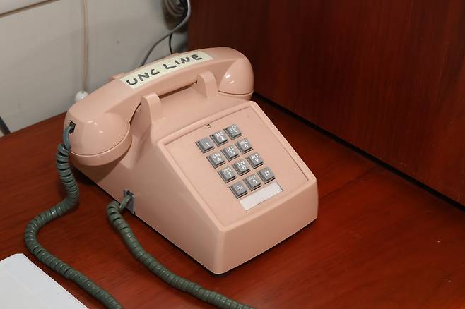 The United Nations Command and Korean People’s Army Hotline is used to pass messages between the North and South to mitigate the risk of misinterpretation or miscalculation. Contact is initiated at set times twice daily. (United Nations Command)