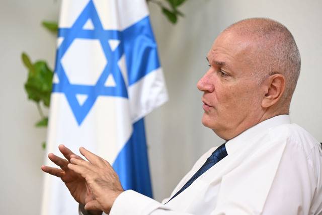 라파엘 하르파즈 주한 이스라엘 대사가 7일 서울 종로구 이스라엘 대사관에서 국민일보와 인터뷰하고 있다. 윤웅 기자