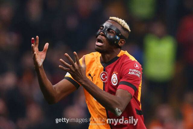 갈라타사라이 SK 이적 의사를 밝힌 빅터 오시멘. /게티이미지코리아
