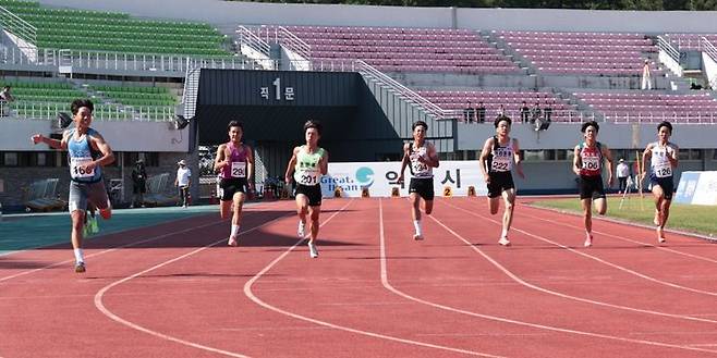 [서울=뉴시스] 한국 남자 육상 김선우. (사진=대한육상연맹 제공) *재판매 및 DB 금지