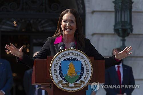 브룩 롤린스 미 농림장관 [워싱턴 AP=연합뉴스 재판매 및 DB금지]