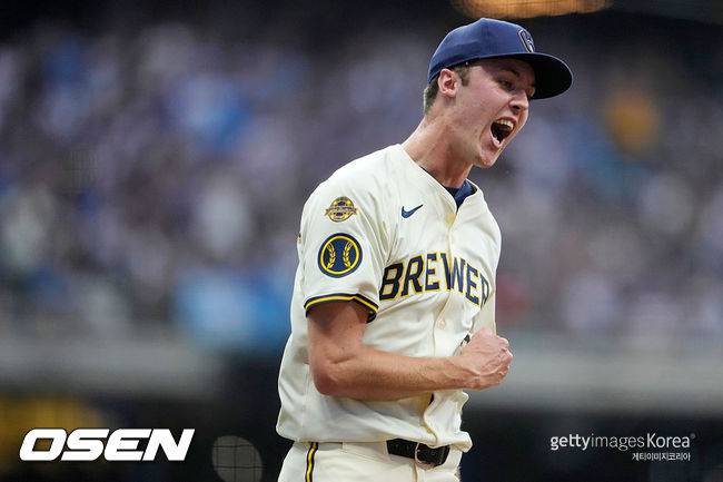 [사진] 밀워키 브루어스 제이콥 미시오로스키. ⓒGettyimages(무단전재 및 재배포 금지)