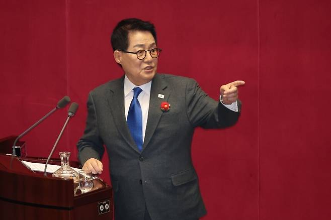 더불어민주당 박지원 의원. 뉴시스