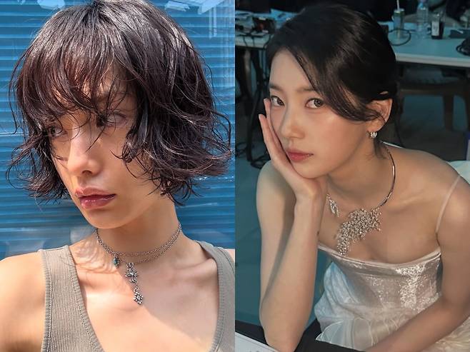 배우 나나와 수지. 인스타그램 캡처.