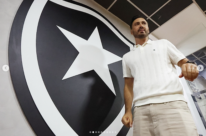 다비데 안첼로티 보타보구 감독.      보타포구 인스타그램 캡처