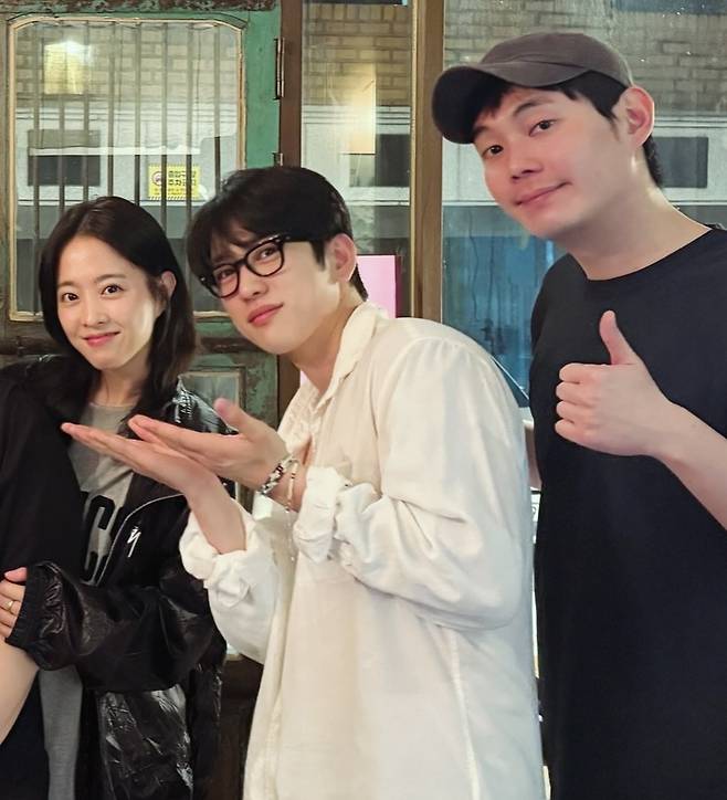 왼쪽부터 박보영, 박진영, 류경수 /사진=윤주당 공식 인스타그램 캡처