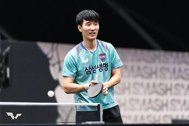 WTT 미국 스매시에 출전한 이상수 [WTT 인스타그램 캡처. 재판매 및 DB 금지]