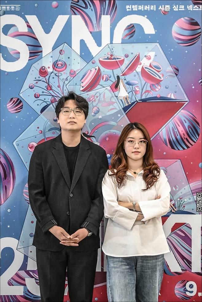 '원초적 기쁨' 공연하는 작곡가 주정현과 최재혁 작곡가 주정현(왼쪽)과 최재혁. [세종문화회관 제공. 재판매 및 DB금지]