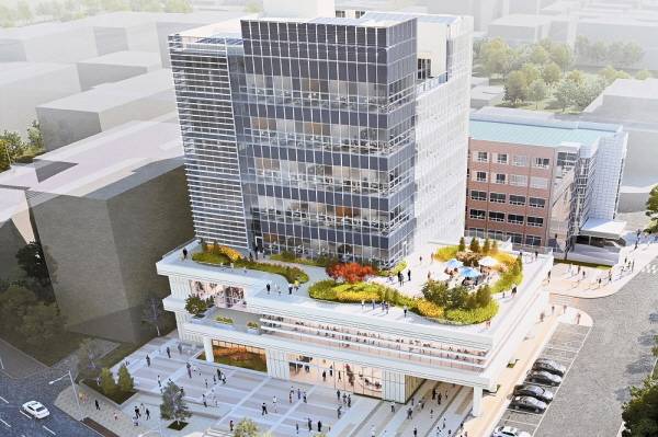 진주가 10일 '진주 그린스타트업타운 조성사업'의 착공식을 열고 서부경남 창업 메카로 도약한다. 사진은 진주 그린스타트업타운 조감도. / 진주시