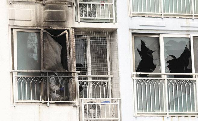 자매 참변 아파트 화재현장. (사진=연합뉴스)