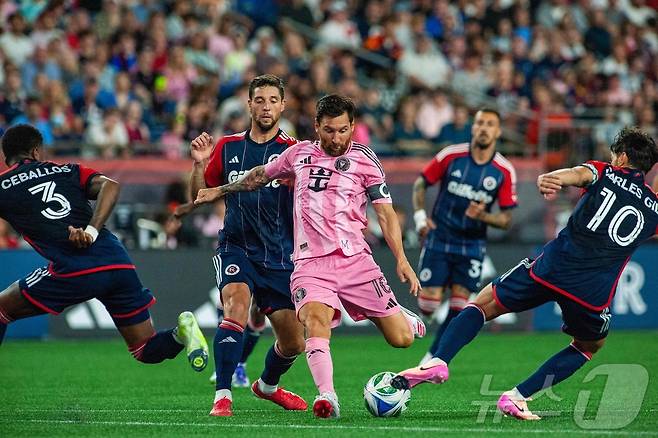 인터마이애미의 리오넬 메시ⓒ AFP=뉴스1