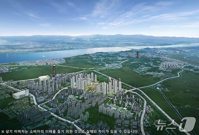 해링턴 플레이스 풍무 조감도(효성중공업 제공) / 뉴스1