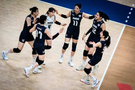 여자 배구 대표팀. (FIVB 제공)