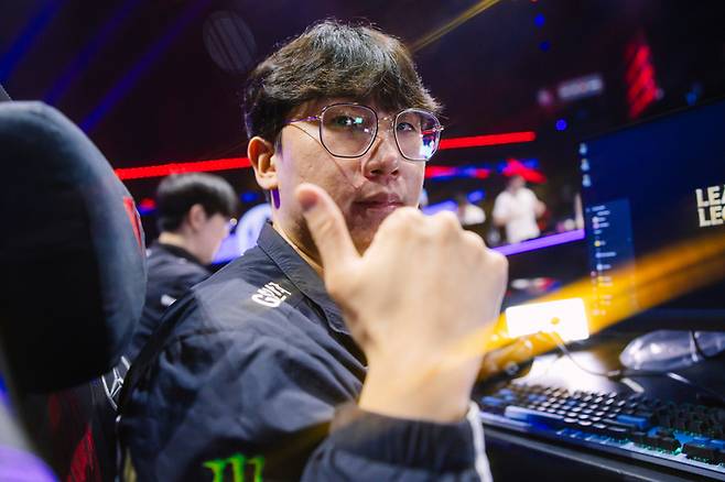 젠지e스포츠 ‘룰러’ 박재혁. 사진 | 라이엇 게임즈