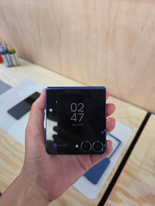 갤럭시 Z 플립7 제품 이미지ⓒ임채현 기자