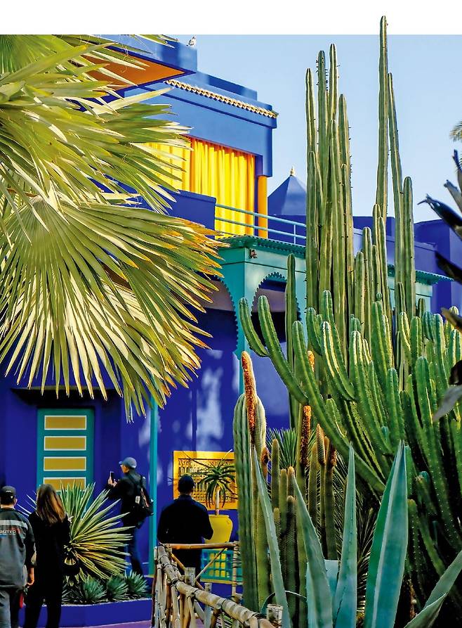 마조렐정원 안쪽에 있는 빌라. 베르베르인의 박물관으로 사용되고 있다. /ⓒunsplash