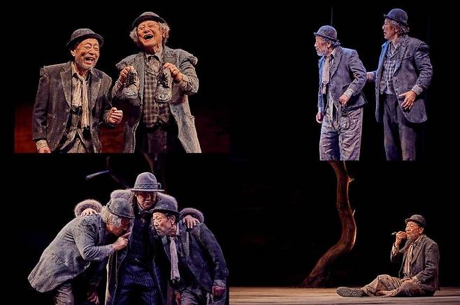 배우 신구와 박근형이 출연하는 ‘고도를 기다리며’. 인천시 제공