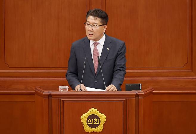 송활섭 대전시의원. 대전시의회 제공