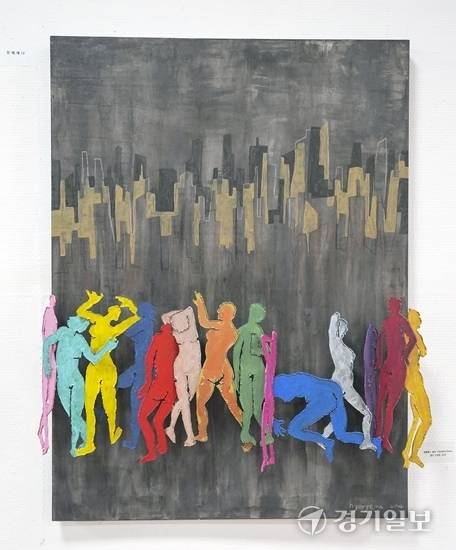 제2전시관에서 전시중인 각·자·도·생 전에서 정혜례나 작가의 '탈주' 작품. 홍기웅기자