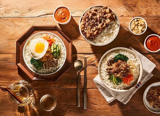 더본코리아 한식 메뉴 ‘비빔밥과 덮밥’ . [사진 출처 = 더본코리아]