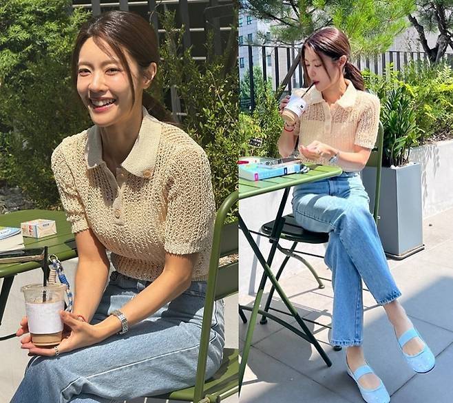 이윤지가 소소한 일상 속에서도 빛나는 여름의 한 장면을 전했다.사진=이윤지 SNS