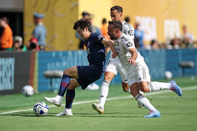 이강인의 FIFA 클럽월드컵 4강전 경기 모습  [AFP]