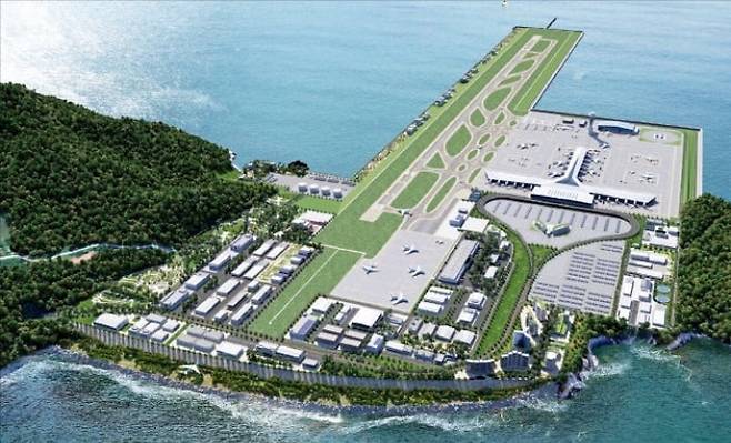 가덕신공항 조감도. 국토부 제공