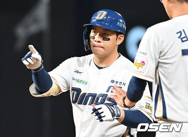 [OSEN=창원, 이석우 기자]  NC 다이노스 오영수 001 2025.07.05 / foto0307@osen.co.kr